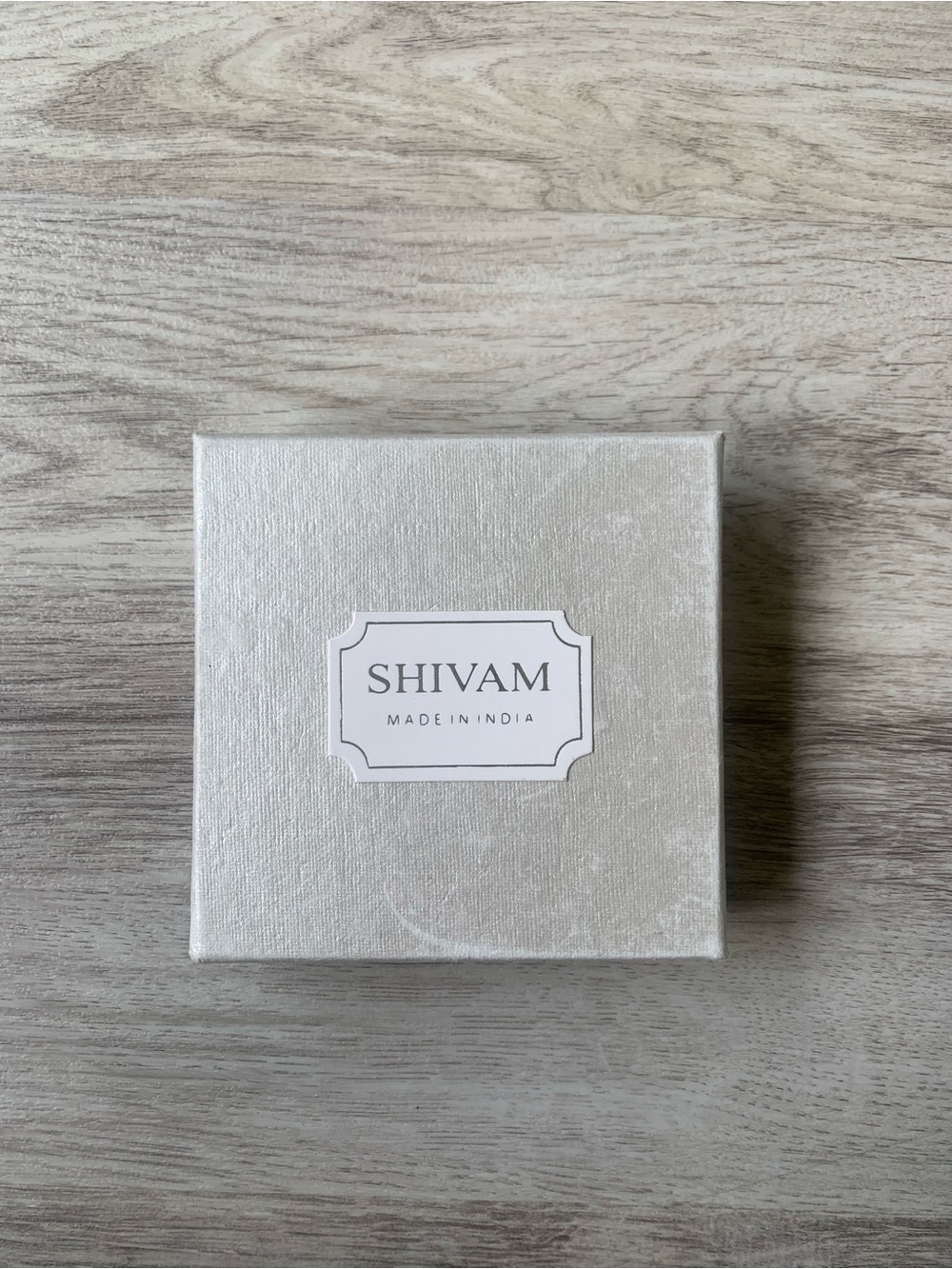 ✨ NIB Shivam 8" Genuine Gemstone Black Onyx Beaded Bracelet with brass bead - Picture 3 of 10